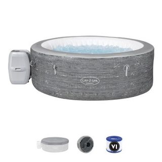 Bestway Spa Gonflable Lay Z Zurich 120 Bulles AirJet 180x66 cm pour 4 Personnes Rond