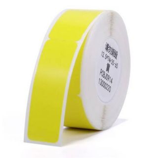 NIIMBOT étiquettes rouleau 72 x 12,5 mm jaune - 65 pcs A2K18638301