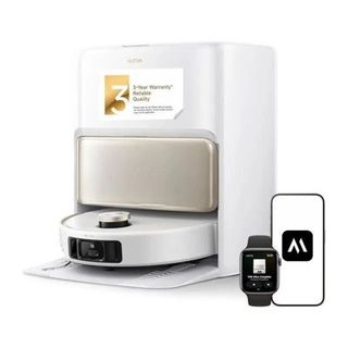 Robot Aspirateur Laveur MOVA V50 Ultra Complete -Puissance 24 000 Pa - Lavage Thermique des sols avec systeme DuoSolution