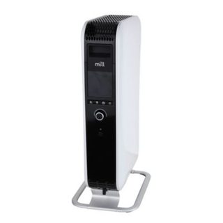 Radiateur à bain d'huile connecté 1500 W, pour 22 m², blanc et noir, l.34 x P.26 x H.66 cm, Mill Gentle Air Wifi 1500W OIL1500WIFI3