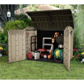 Keter Coffre de rangement KETER Store-It-out Ultra, coffre de jardin résistant aux intempéries, Beige - 2000L - 177x113x134 cm