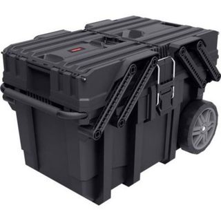 Servante d'atelier Keter 238270 couleur noir, 5 tiroirs, plastique polypropylène robuste, roulettes pivotantes.