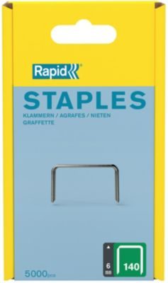 Agrafe Rapid n°140 6 mm vendue par 5000 pièces