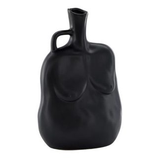 Vase Buste en Céramique "Conta" 25cm Noir