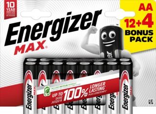 Pile AA LR6 Energizer Max vendue par 16 pièces