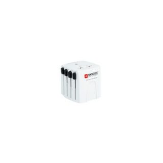 Adaptateur voyage universel Skross MUV Micro blanc 2.4A USB compact