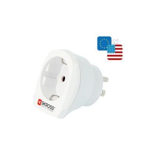 Adaptateur Europe vers USA SKROSS 1.500203C-E blanc compact 15A