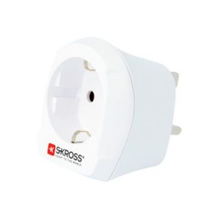 Adaptateur secteur Europe vers UK SKROSS SKR/1.500230C-E blanc compact 13A