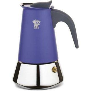 Cafetiere italienne PEZZETTI Steelexpress 4 tasses acier inoxydable indigo induction