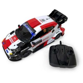 Voiture RC 1:14 MONDO MOTORS Toyota GR Yaris WRC 28 cm carrosserie injectee blanche rouge noire