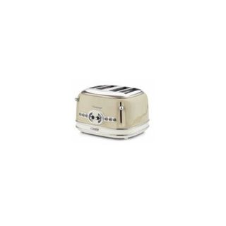 Grille-pain 4 fentes 1600W Acier Beige Rétro ARIETE