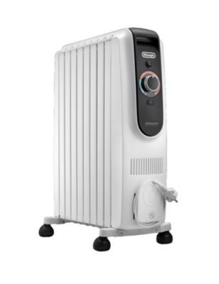 Radiateur à bain d'huile 2000 W Delonghi Dragon 5 - blanc - l.44 x P.26 x H.65 cm