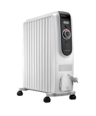 Radiateur à bain d'huile 2500W blanc, l.52 x P.26 x H.65 cm, Delonghi Dragon 5
