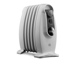 Radiateur à huile DeLonghi TRNS0505.M 500W pour pièces jusqu'à 15m² en blanc