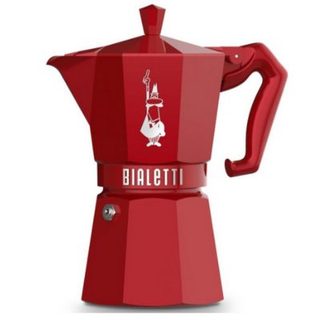 Cafetière Moka Exclusive rouge 6 tasses
