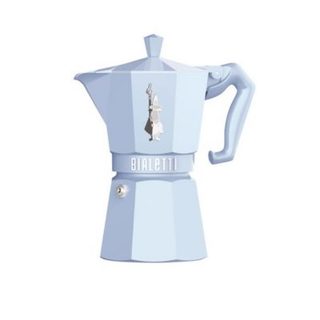 Cafetière italienne 6 tasses bleu pastel Bialetti 0009062 moka exclusive