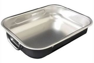 Plat à four inox 25x19cm Steel Pan 11160