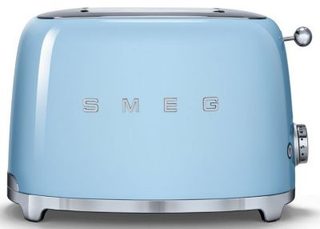 Grille-pain bleu 950W - SMEG - 2 tranches - 6 niveaux de dorage