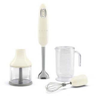 Mixeur plongeant multifonction 700w crème Smeg HBF03CREU