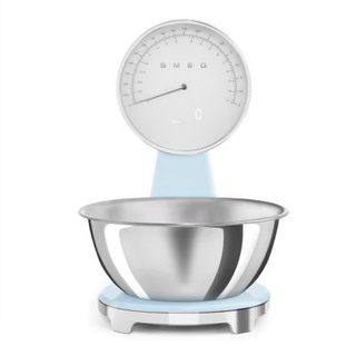 Balance de cuisine électronique 5kg-1g bleu azur Smeg KSF01PBWW