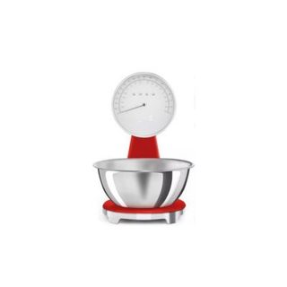 Balance de cuisine - SMEG - KSF01RDWW - Rouge - Acier inox - 5 kg