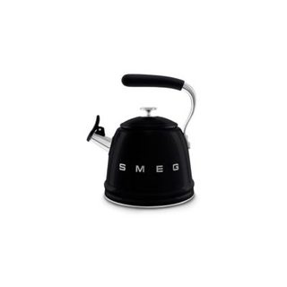 Bouilloires à sifflet 2.3l noir Smeg WKF01BL années 50