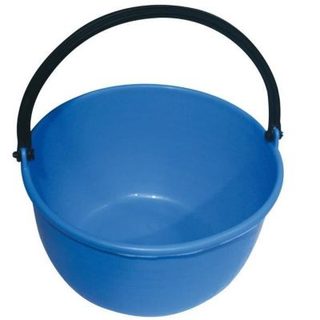 Seau rond multi usage - plastique haute densite - anse renforcee - fond antiderapant