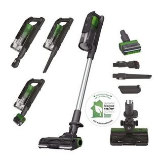 Aspirateur Balai sans fil - HOOVER HF920P - 65 AW - 86 dBA - Ecran LED - Vert / Gris