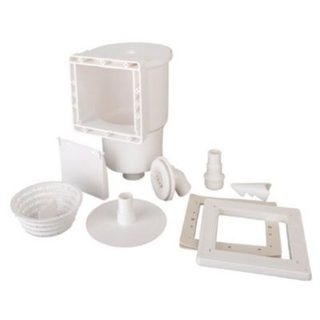 Gre Pools Ensemble skimmer pour piscines acier GRE - Blanc