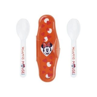 Set de 2 cuilleres bebe THERMOBABY Disney Minnie avec etui transport