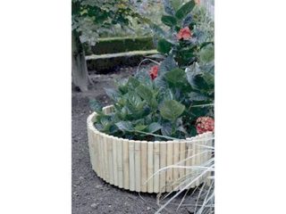 Nortene Bordure souple en bambou naturel "Bamboo Roll" - 0,30 x 2 m