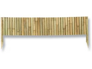 Bordure  " Bamboo Border "  Lot de 6  0.35 x 1.00 m  Beige