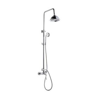 ROUSSEAU Colonne de douche avec robinet mitigeur mecanique Retro - Chrome