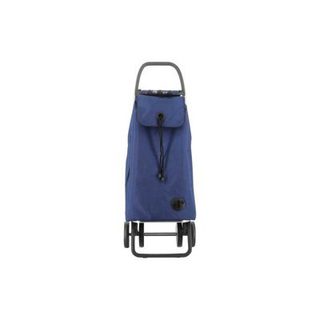 Chariot de course Rolser IMAX MF 43L aluminium bleu pliable 4 roues
