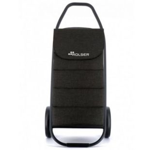 Poussette de marché 2 roues 53l noire Rolser COH014-1023 mf com 8 black tube polar tweed