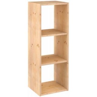 Astigarraga Étagère modulaire en pin massif Dinamic 3 tablettes