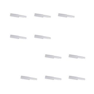 Emuca Lot de 10 serrures de porte à visser sur meubles Push Latch, plastique, gris