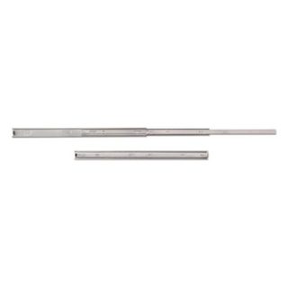 Emuca Jeu de coulisses à billes pour tiroir à sortie totale, hauteur 45mm, L650mm, Acier, Zingué
