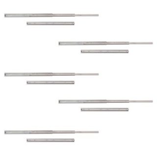 Emuca Lot de 5 coulisses pour tiroirs, roulement à billes, hauteur 45mm, profondeur 650mm, sortie totale, zingué