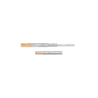Emuca Jeu de coulisses à billes pour tiroirs à sortie totale, fermeture amortie, hauteur 45mm, longueur 350mm, Acier, Zingué