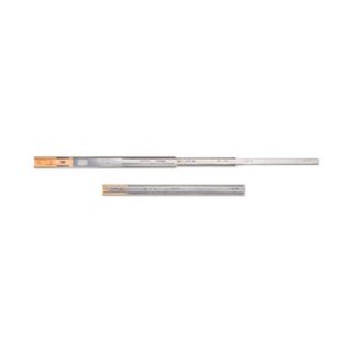 Emuca Jeu de coulisses à billes pour tiroirs à sortie totale, fermeture amortie, hauteur45mm, longueur 550mm, Acier, Zingué