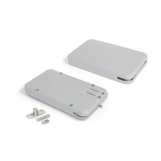Emuca Mécanisme de porte relevable Miniwinch avec couvercle, 14kg, Acier et Plastique, Gris