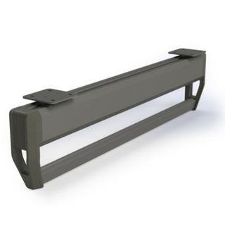 Emuca Porte-vêtements avec barre extractible de placard Quartz, Plastique et Aluminium, Titane
