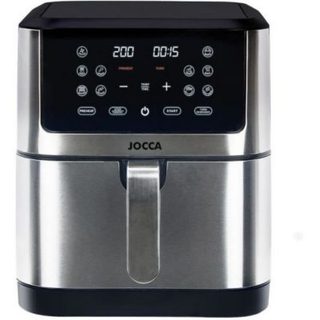 Friteuse Electrique  sans huile - JOCCA - 2193 - 8L - 1800 W - 30,3 x 38,3 x 35,1 cm - Acier inoxydable