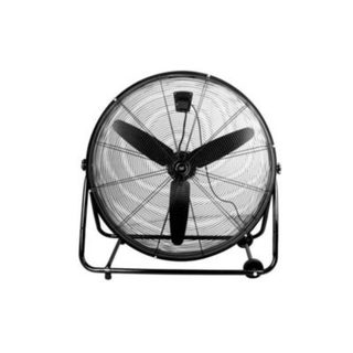 GENERIQUE ventilateur industriel 360 W 3 vitesses fixe noir