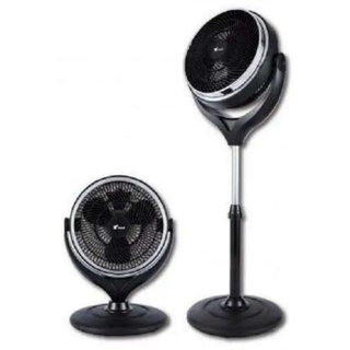 Generique ventilateur sur pied fixe 42 W 3 vitesses noir