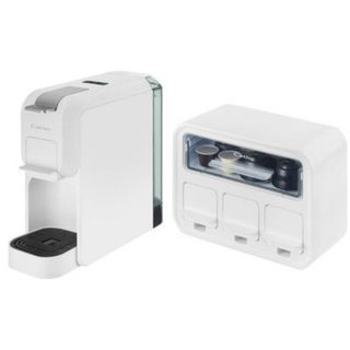 Machine a Cafe  a dosettes et capsules CATLER Porto ES 720 - Compatible Dolce Gusto - Nespresso - Café moulu - Blanc