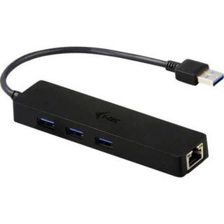 Adaptateur réseau USB 3.0 Slim HUB 3 ports avec Gigabit Ethernet i-tec