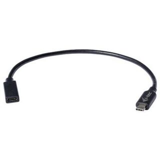i-tec Rallonge USB-C 3.1 Gen2, mâle vers femelle, 0,3 m, noir