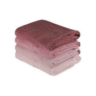 Serviettes de bain AUCUNE 70 x 140 cm lot de 4 Poudre dégradé